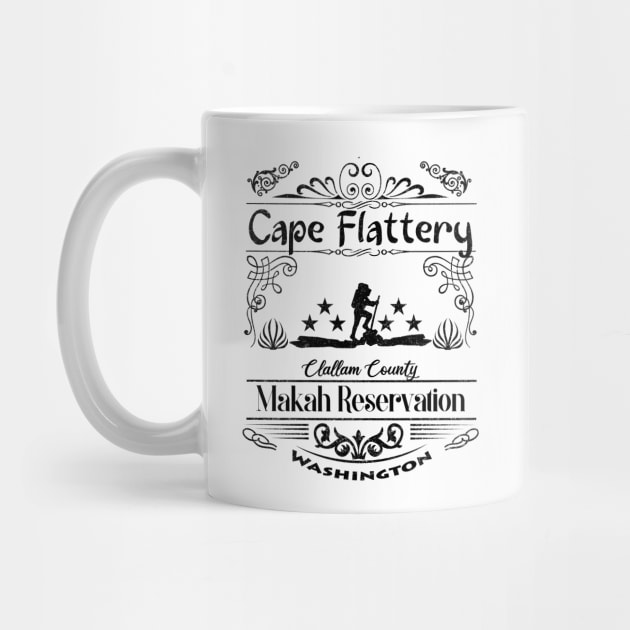 Cape Flattery Washington travel souvenir by artsytee